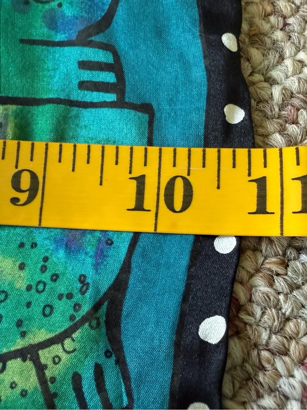Vintage Silk Laurel Burch Long Dog and Cat Scarf